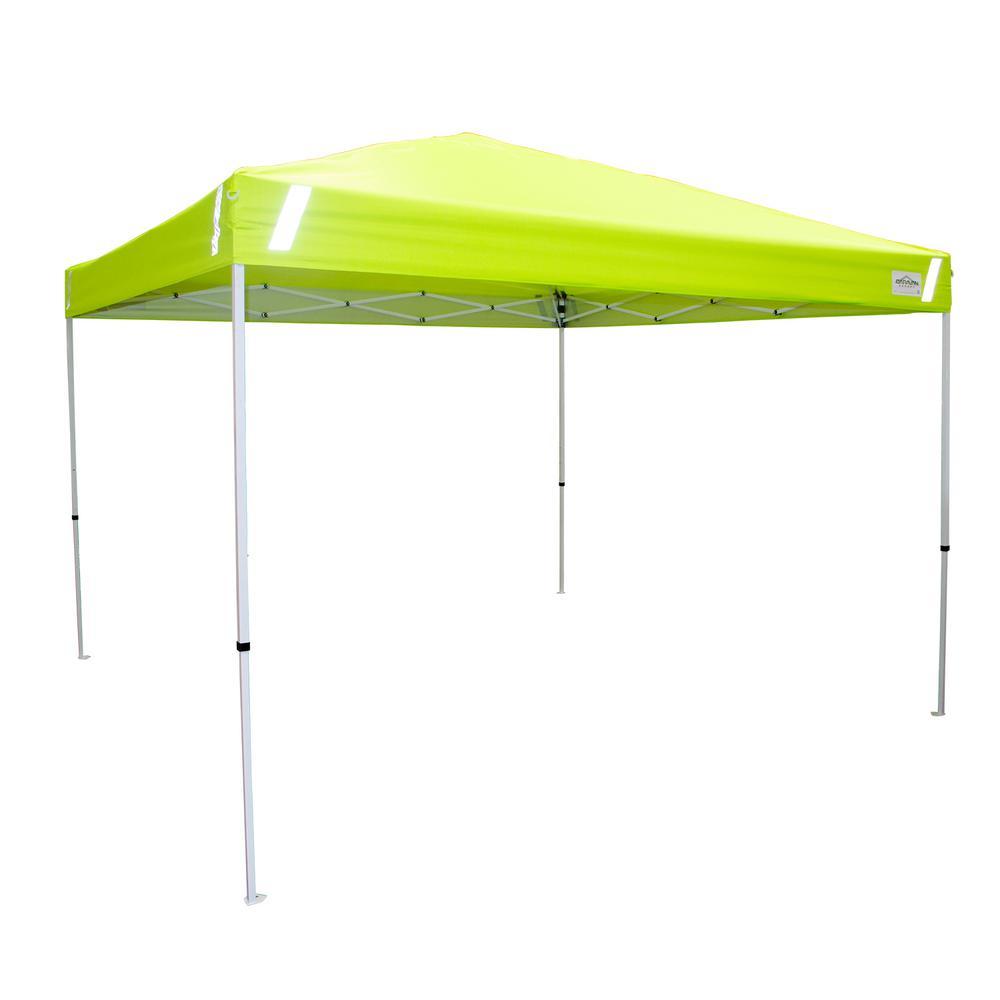 Pro V-Series 10 ft. x 10 ft. Hi-Viz Safety Straight Leg Canopy