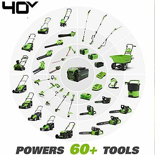 Greenworks 40V 16-Inch Cordless (2-In-1) Push Lawn Mower, 4.0Ah Battery and Char