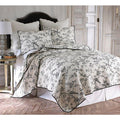 Levtex Home Ingrid Reversible Twin Quilt Set in Black