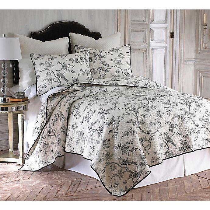 Levtex Home Ingrid Reversible Twin Quilt Set in Black