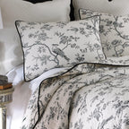 Levtex Home Ingrid Reversible Twin Quilt Set in Black