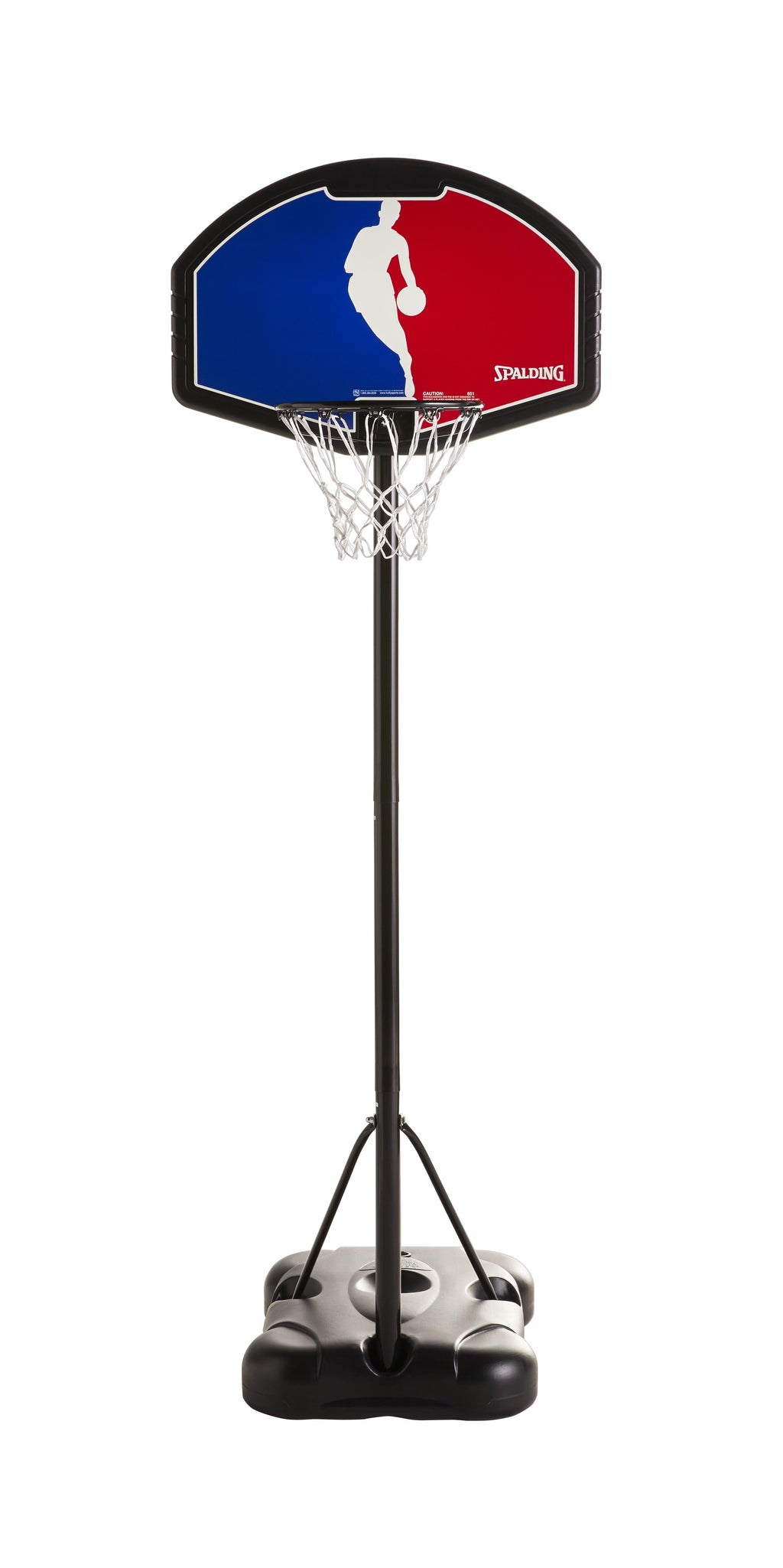 Spalding NBA Eco-Composite 32" Telescoping Youth Portable Basketball Hoop