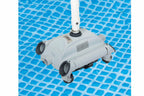 intex  automatic pool side vacuum cleaner w/ 24’ hose &amp; hydro tools pool skimmer