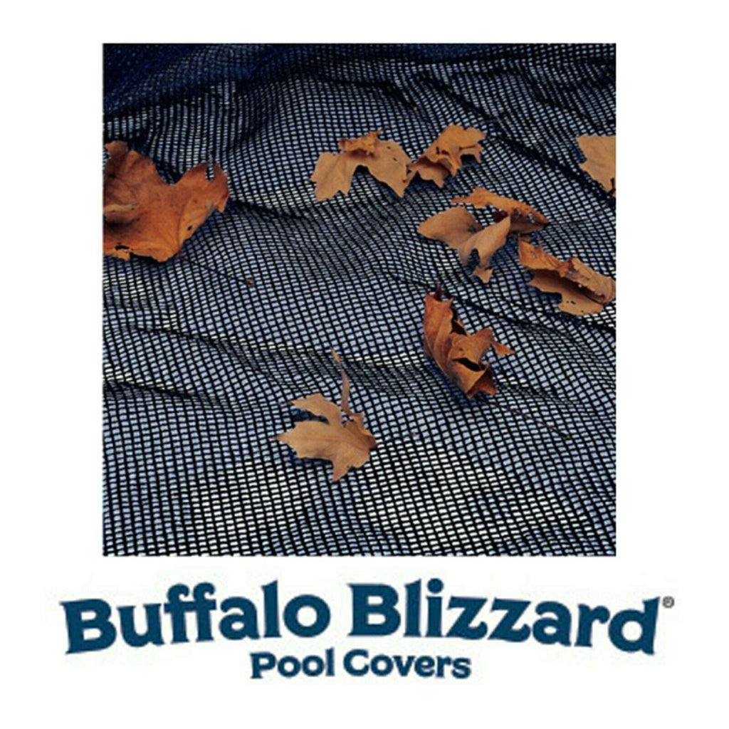 buffalo blizzard 33' round above ground swimming pool leaf net winter cover