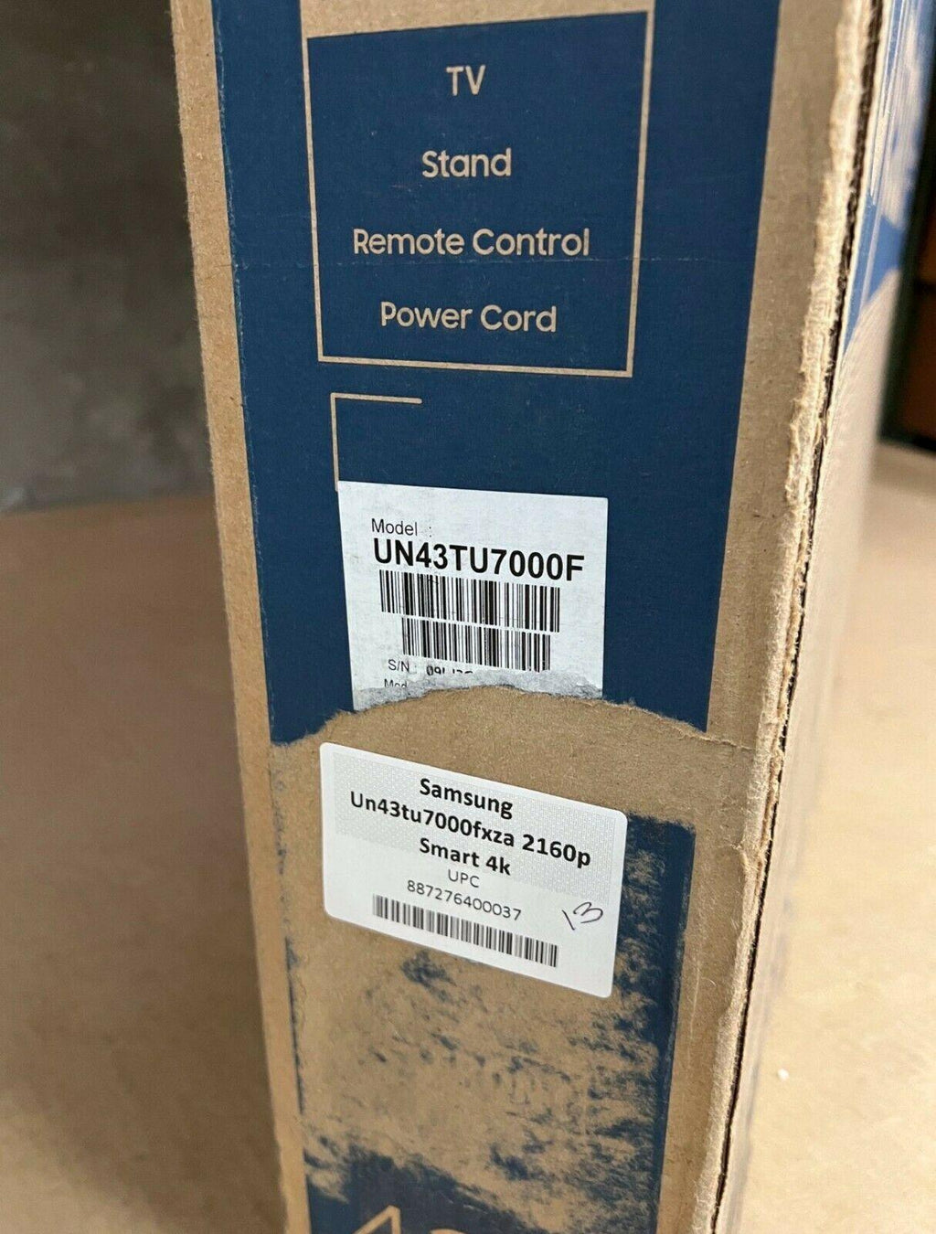 samsung tu7000 43" 4k led smart tv - titan gray