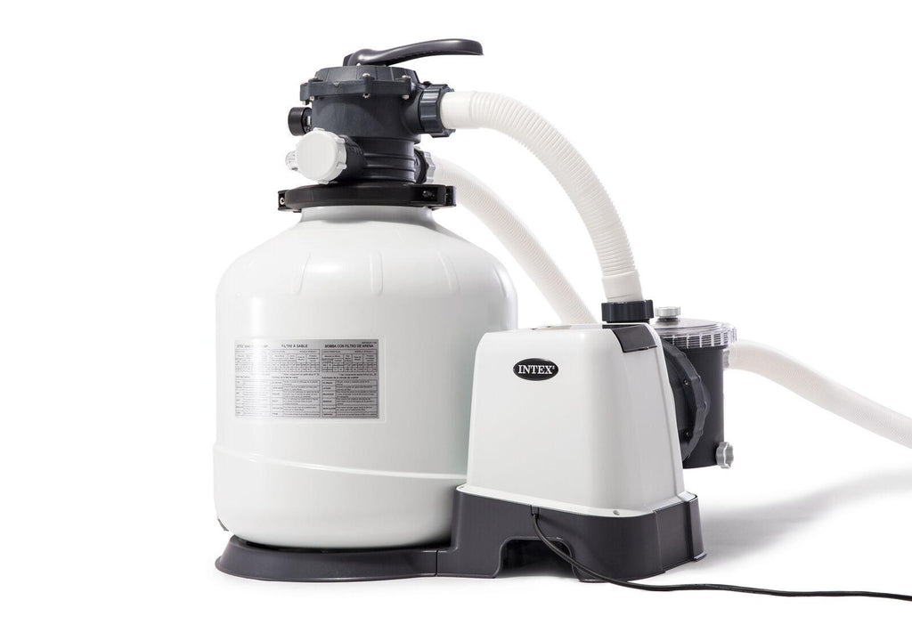 intex 3000 gph above ground pool sand filter pump with automatic timer(open box)