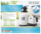 intex 3000 gph above ground pool sand filter pump with automatic timer(open box)