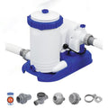 bestway 58392e flowclear 2500 gph above ground swimming pool water filter pump