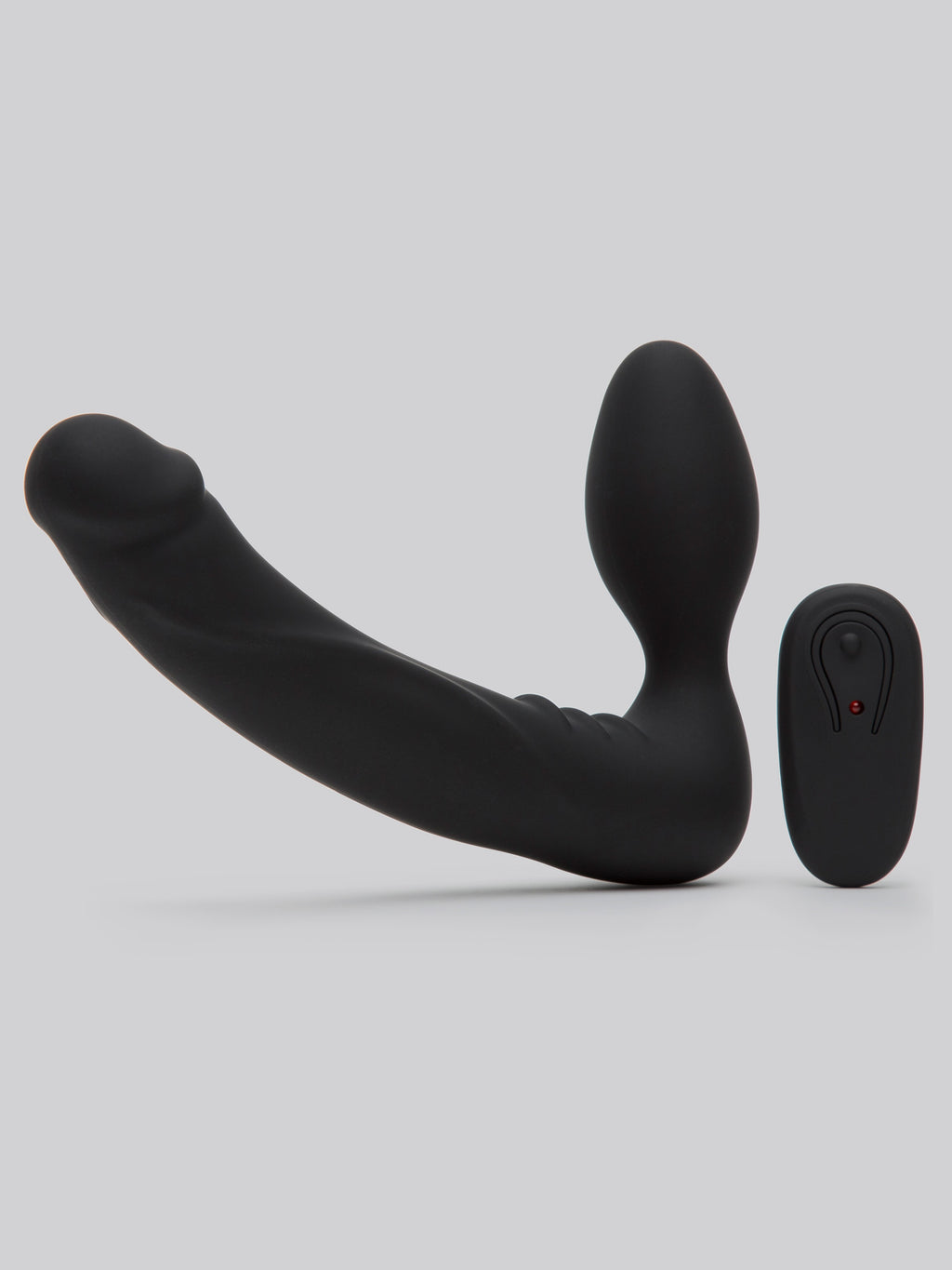 Tracey Cox Supersex Rechargeable Remote Control Strapless Strap-On Vibrator, Black