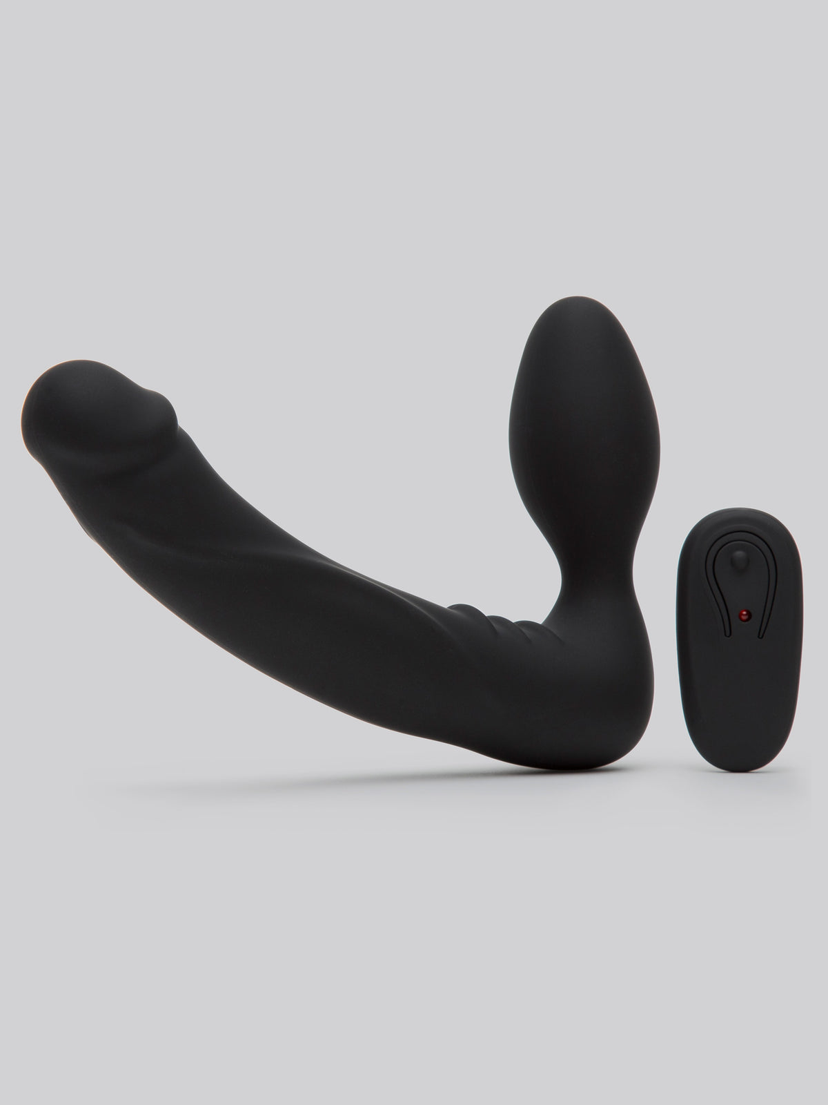 Tracey Cox Supersex Rechargeable Remote Control Strapless Strap-On Vibrator, Black