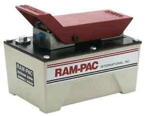 RAM PAC Heavy Duty Air Pressure Hydraulic Foot Pump HAP-050 - 50 Ton Capacity