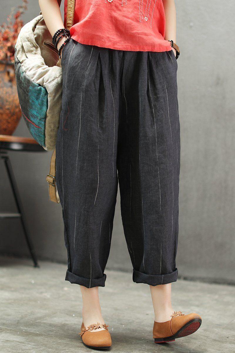 summer casual pants loose section wild pants