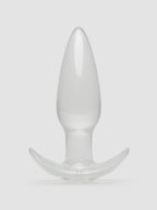 BASICS Clear T-Bar Butt Plug, Clear