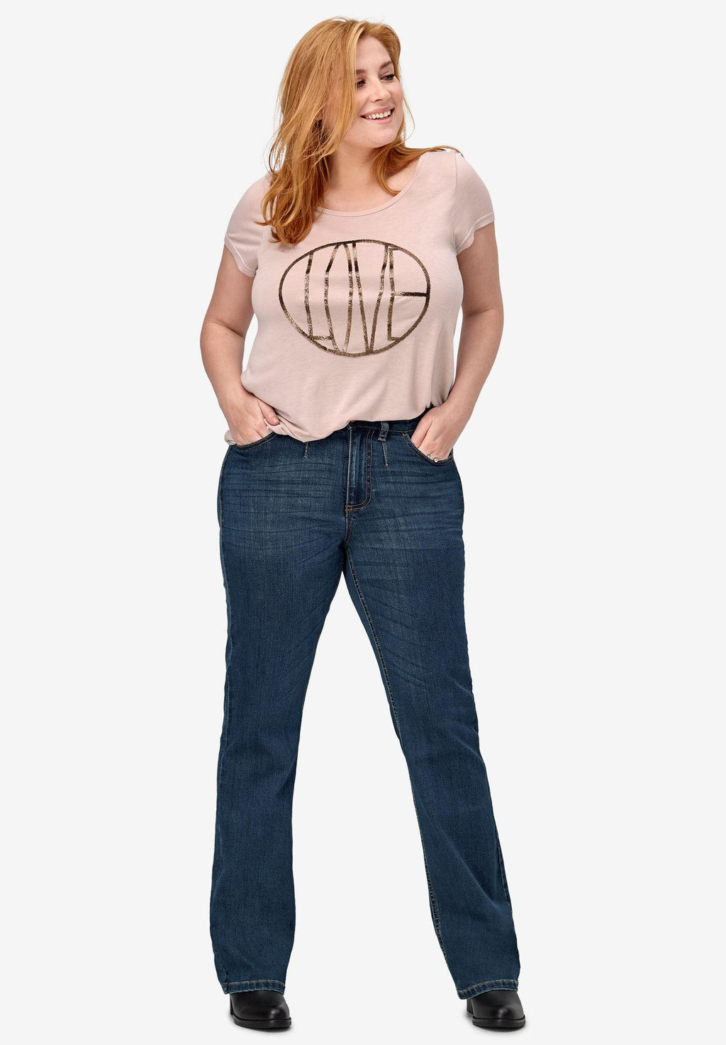 bootcut stretch jeans