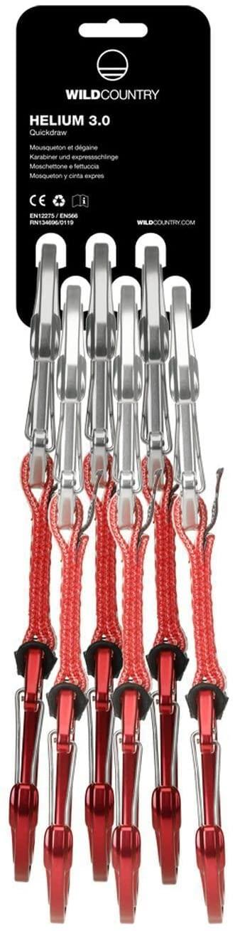 Wild Country Helium 3.0 draw 6 Pack - Red 10cm