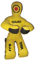 QUADRO MMA Jiu Jitsu Martial Arts Training Kick Boxing Sitting Position Punching Bag Yellow - 70 inches