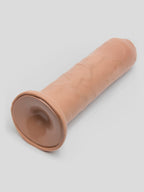 King Cock Uncut Ultra Realistic Suction Cup Dildo 8 Inch, Flesh Tan