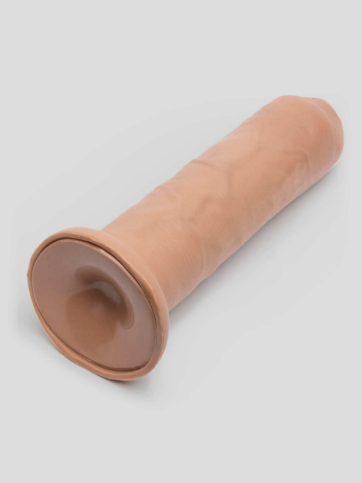 King Cock Uncut Ultra Realistic Suction Cup Dildo 8 Inch, Flesh Tan