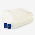 Brylanehome Microflannel 7 Layers Of Warmth Electric Heated Blanket - Twin, Ivory