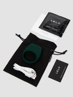 Lelo Tor 2 Luxury Rechargeable Vibrating Cock Ring, Green | Green