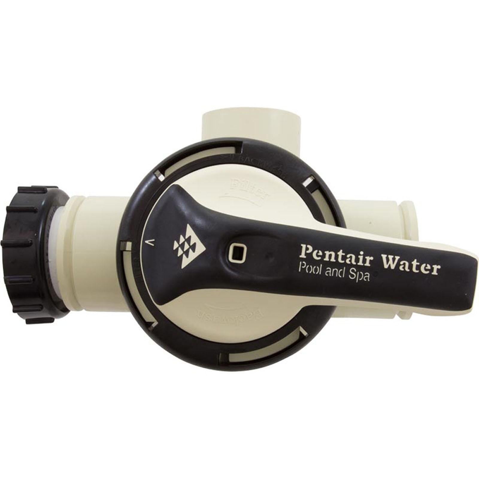 PENTAIR POOL PRODUCTS Backwash Valve, Pentair FullFloXF, w/2" Unions