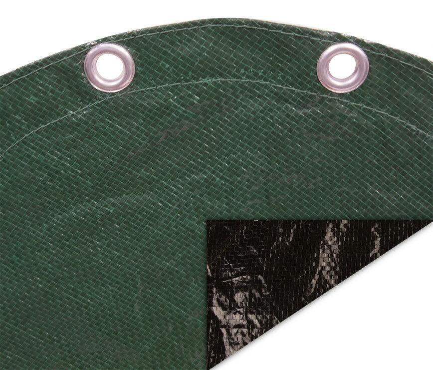 round ripstopper green &amp; black swimming pool winter cover (various sizes)