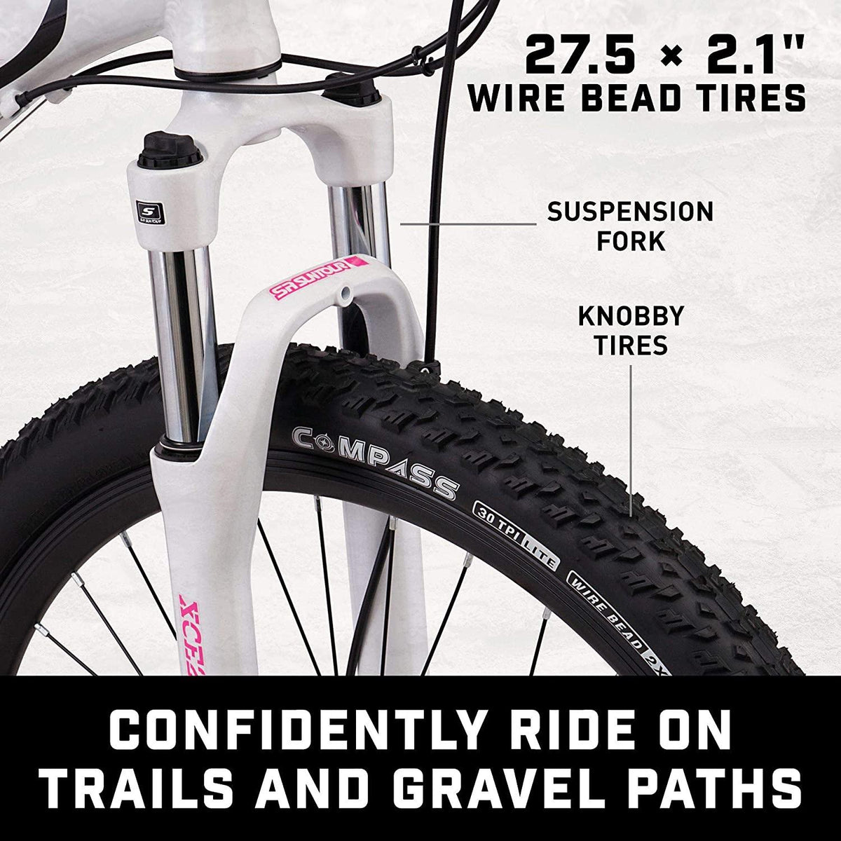 Mongoose Switchback Adult Mountain Bike, 8-21 Speeds, 27.5-Inch Wheels, Aluminum Frame, Disc Brakes, Multiple Colors