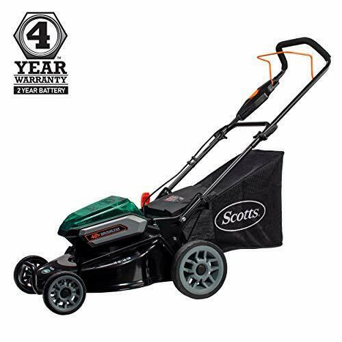 61940S 19-Inch 40-Volt Cordless Lawn Mower, 5Ah Battery and Foldable Mower