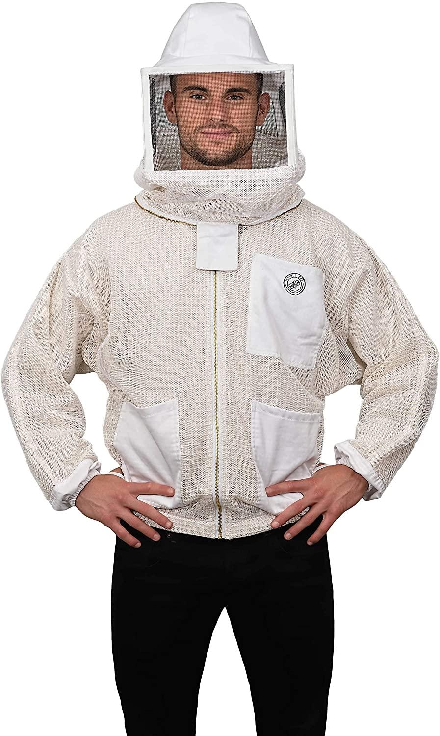 humble bee 322 aero beekeeping jacket with square veil