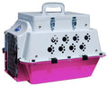 Pet Cooler Carrier SM04 Small Carrier - White Top with Pink Bottom