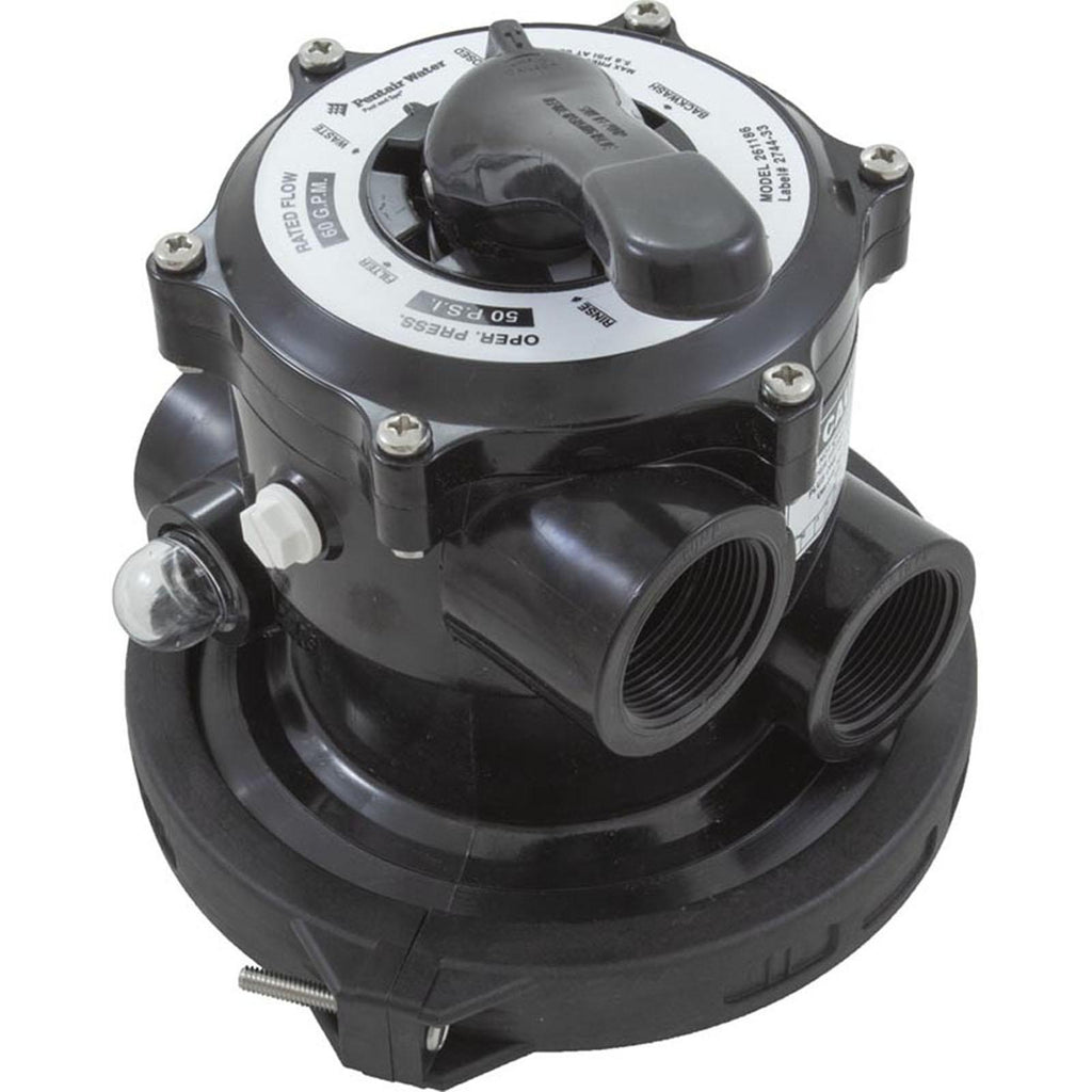 PENTAIR POOL PRODUCTS Multiport Valve, Pentair-Praher TM-12-L, 1-1/2" fpt