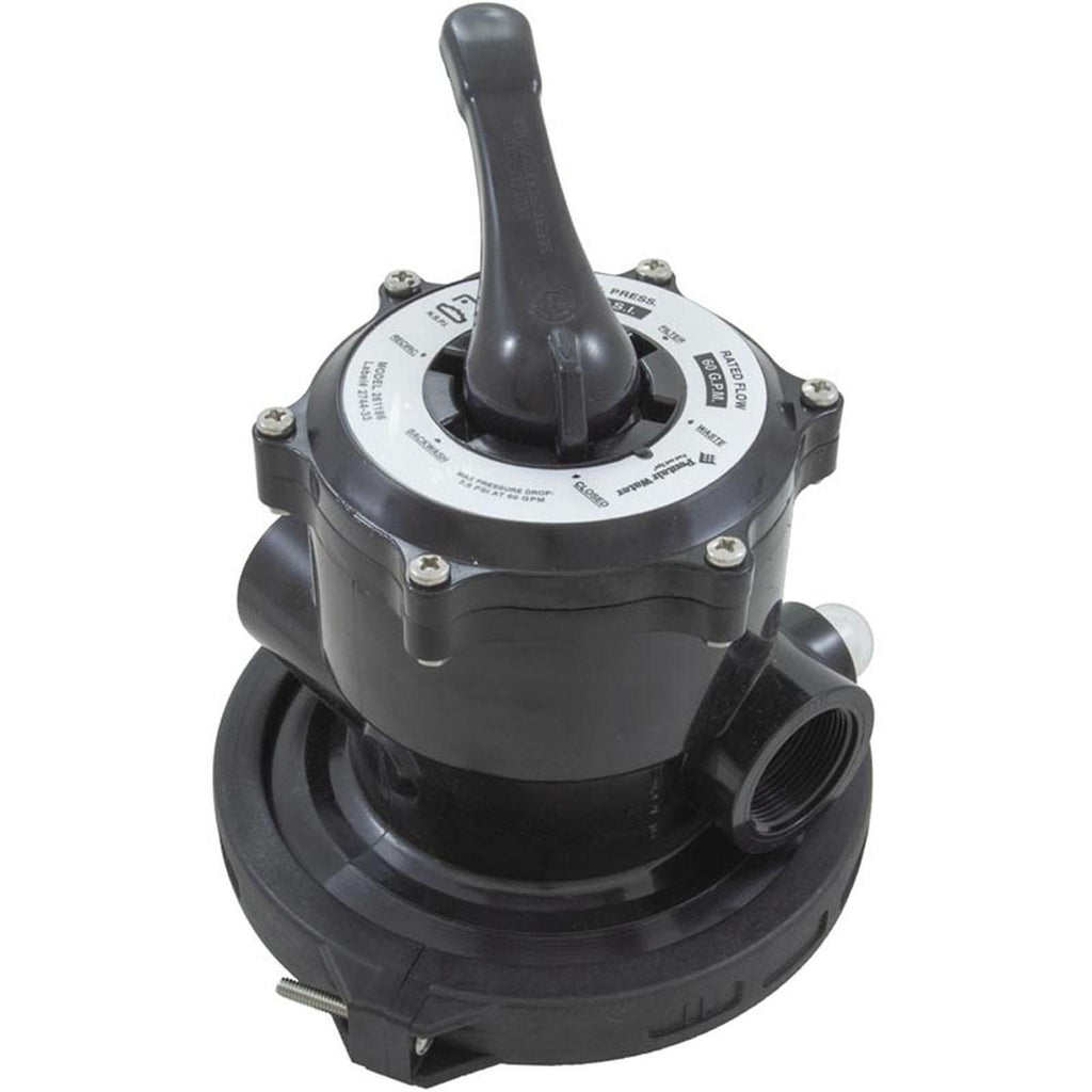 PENTAIR POOL PRODUCTS Multiport Valve, Pentair-Praher TM-12-L, 1-1/2" fpt