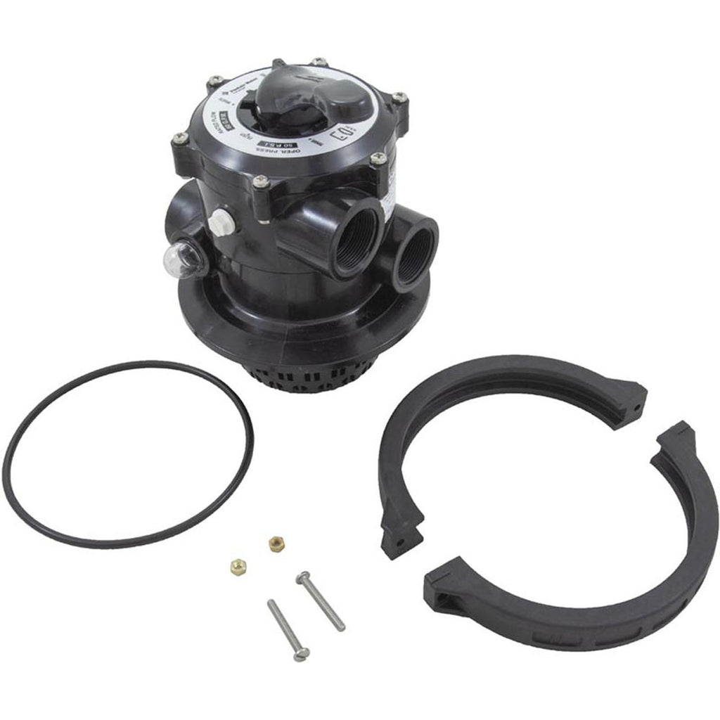 PENTAIR POOL PRODUCTS Multiport Valve, Pentair-Praher TM-12-L, 1-1/2" fpt