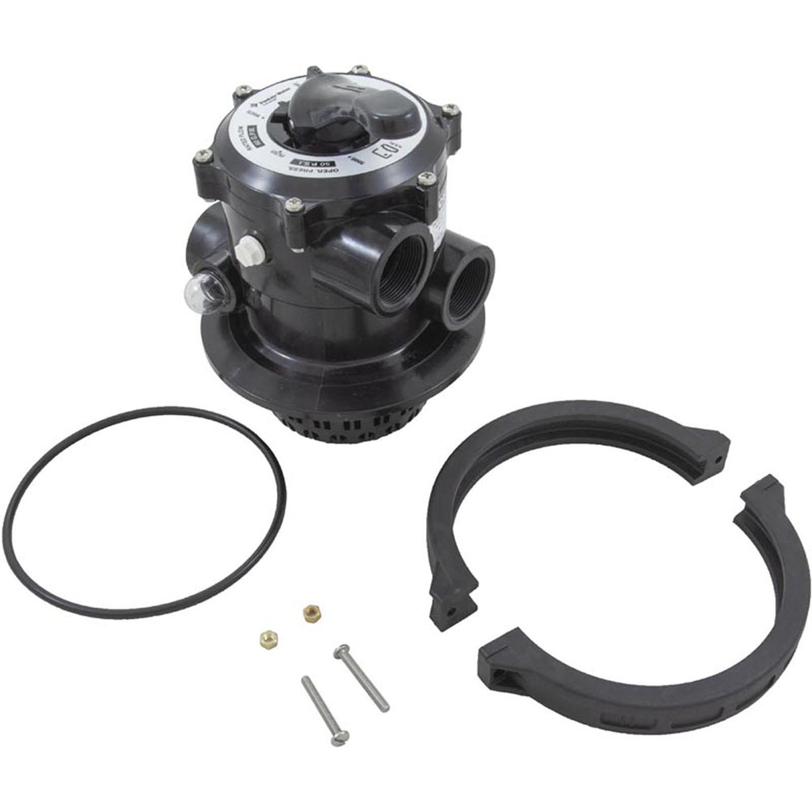 PENTAIR POOL PRODUCTS Multiport Valve, Pentair-Praher TM-12-L, 1-1/2" fpt