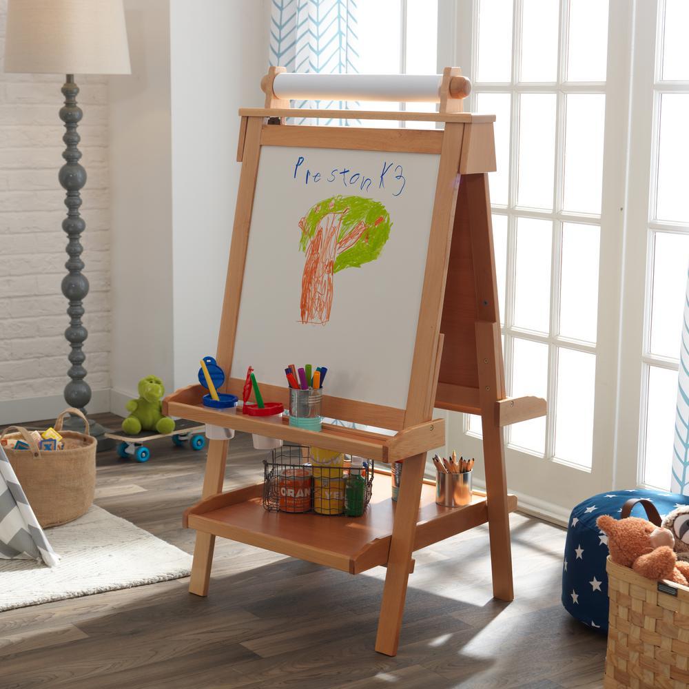 Deluxe Wooden Easel in Natural