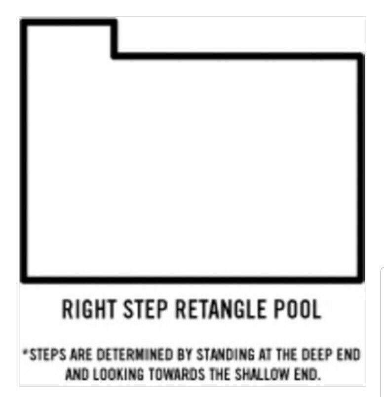 gli 16' x 32' swimming pool safety cover right hand 4x8 step secure n clean rhsf