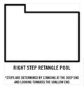 gli 16' x 32' swimming pool safety cover right hand 4x8 step secure n clean rhsf