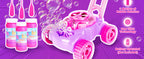 Bubble Lawn Mower for Toddlers 1-3, Bubble Machine for 1-Year-Old Girl Gifts, Toddler Outdoor Toys for 2-Year-Old Girl Birthday Gift, Push Summer Gardening Toys for Toddlers A1 2 3 +
