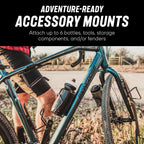 Mongoose Grit Adventure Road Bike, 14 speeds, 700c wheels, blue