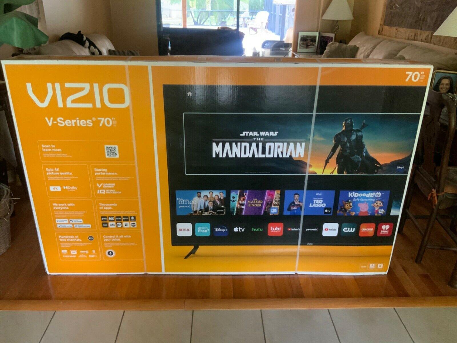 new vizio 70" tv v series model v705