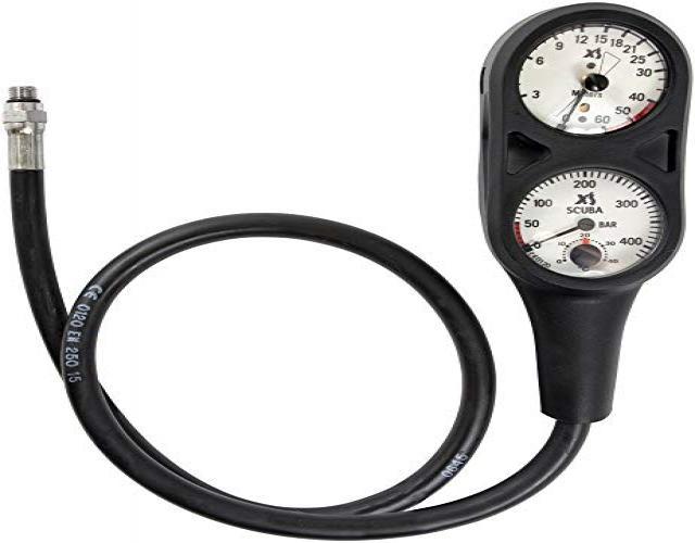 XS Scuba Metric Combo Console, 2 Gauge
