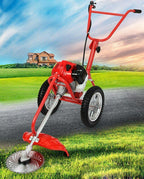 Lawn Mower Trimmer Gasoline Brush Cutter Hand Push Type Grass Cutter Garden Tool