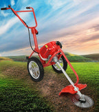 Lawn Mower Trimmer Gasoline Brush Cutter Hand Push Type Grass Cutter Garden Tool
