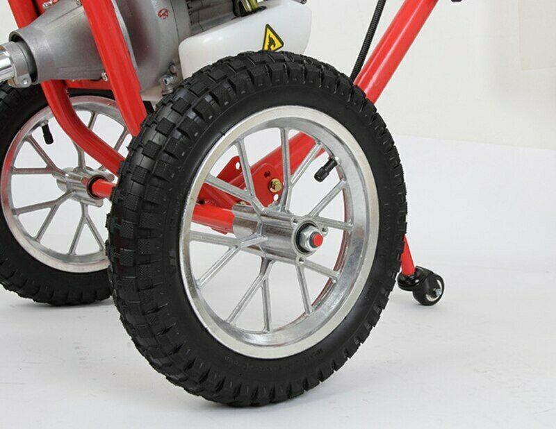 Lawn Mower Trimmer Gasoline Brush Cutter Hand Push Type Grass Cutter Garden Tool