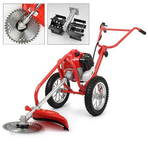 Lawn Mower Trimmer Gasoline Brush Cutter Hand Push Type Grass Cutter Garden Tool
