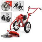 Lawn Mower Trimmer Gasoline Brush Cutter Hand Push Type Grass Cutter Garden Tool