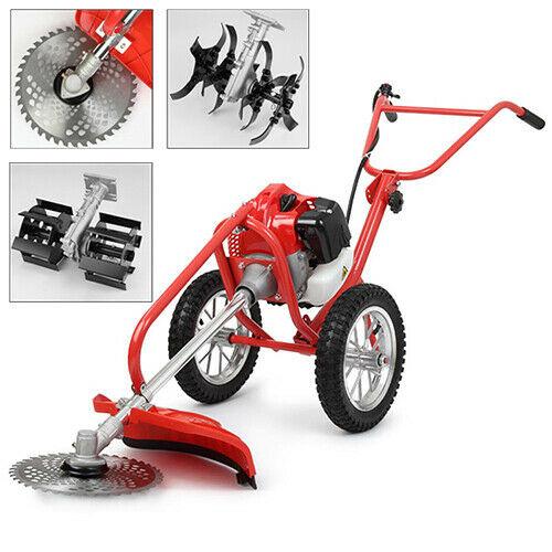 Lawn Mower Trimmer Gasoline Brush Cutter Hand Push Type Grass Cutter Garden Tool