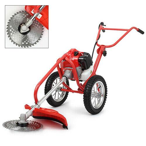 Lawn Mower Trimmer Gasoline Brush Cutter Hand Push Type Grass Cutter Garden Tool