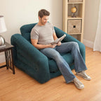 Inflatable Pull Out Chair Seat and Twin Bed Air Mattress Sper (4-Pack)
