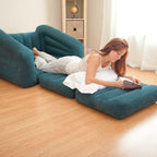 Inflatable Pull Out Chair Seat and Twin Bed Air Mattress Sper (4-Pack)